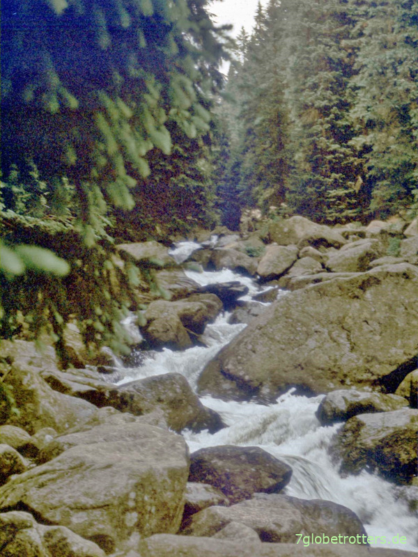 Kaltwasserfälle in der Hohen Tatra