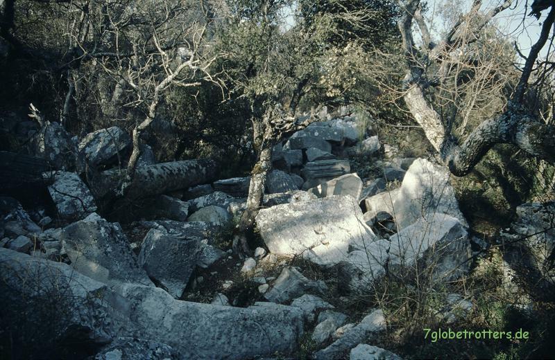 Die Ruinen von Termessos