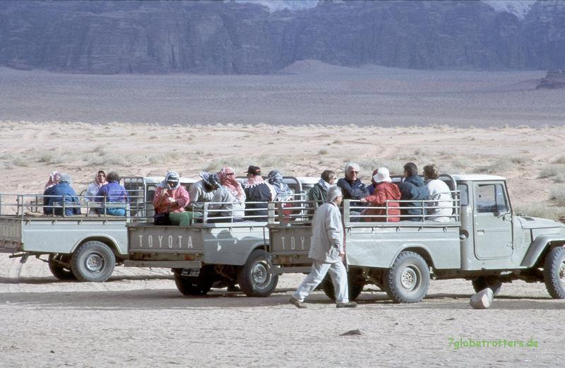 Jeepsafaris im Wadi Rum