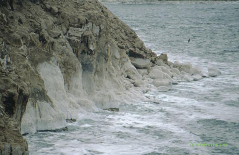 Salzkruste am Toten Meer