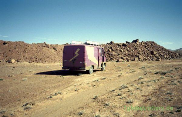 Bekannte Fundstelle für Mineralien aus Marokko: Mibladen