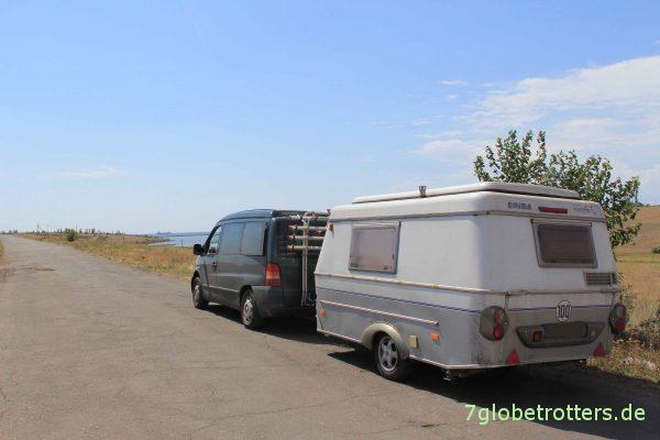 Unser Gespann: Vito mit Anhänger