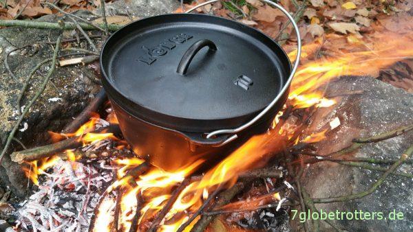 Dutch Oven 10 Zoll Bratkartoffelsuppe im Dutch Oven 10 Zoll