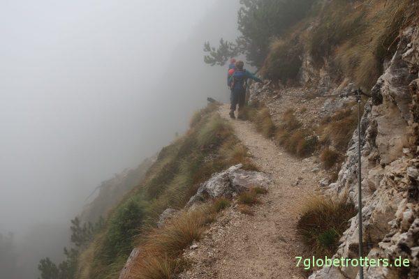 Wanderweg Bärenfalle vom Schlern nach St. Zyprian