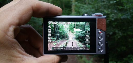 Touchbildschirm der Canon PowerShot G9 X Mark II