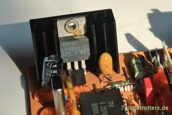 Reparatur des Steuergeräts SG1564-24V: Ist der Spannungsregler LM2931 durchgebrannt?