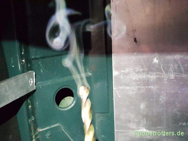 Mein 11er Bohrer raucht ab