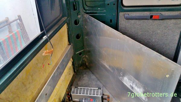 Originalbefestigung der Sitzbänke im Wohnmobil