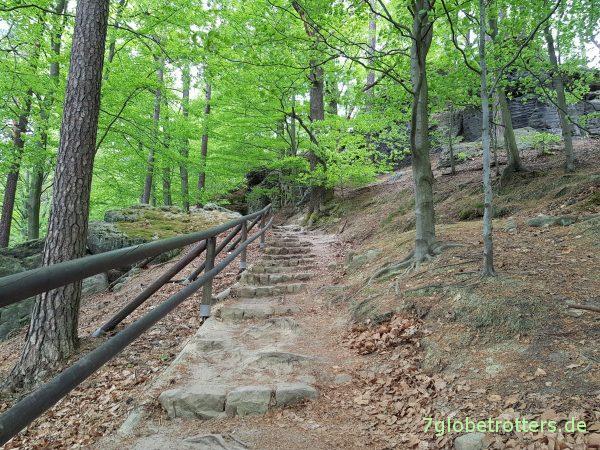 Wanderung durch die Böhmische Schweiz: Wilde Klamm und Prebischtor