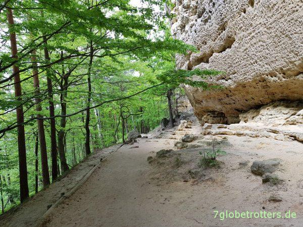 Wanderung durch die Böhmische Schweiz: Wilde Klamm und Prebischtor