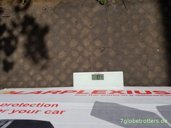 Verdunklung von Lexanscheiben mit Makrolonscheiben von Solarplexius