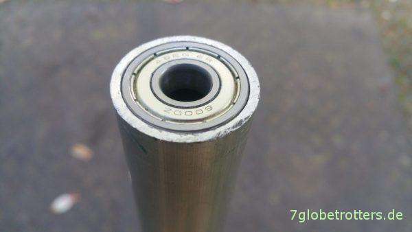 Ausziehbare Hubbett-Mechanik im Kastenwagen, Hubbett selbst bauen im Wohnmobil T2 Vario Sprinter