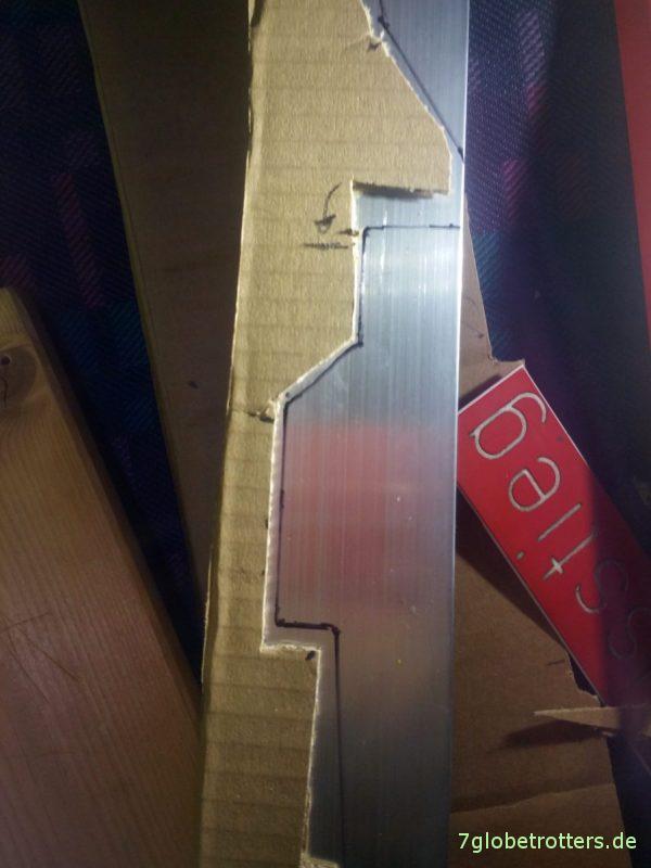 Ausziehbare Hubbett-Mechanik im Kastenwagen, Hubbett selbst bauen im Wohnmobil T2 Vario Sprinter