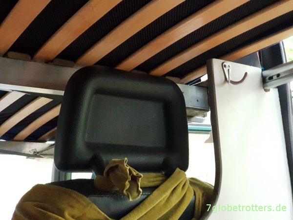 Ausziehbare Hubbett-Mechanik im Kastenwagen, Hubbett selbst bauen im Wohnmobil T2 Vario Sprinter