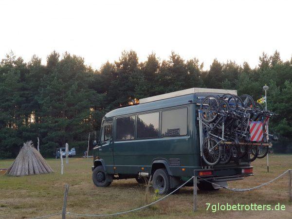 Lettland: Piste zum Pape Naturpark und dem längsten Strand Europas, Naturcamping Mikjanu Seta