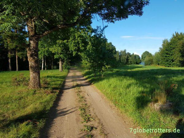 Estland: Schwierige Suche nach einem Stellplatz am Peipussee, Campsite Nemo Kodavere