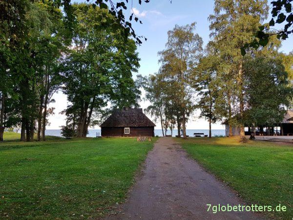 Estland: Schwierige Suche nach einem Stellplatz am Peipussee, Campsite Nemo Kodavere