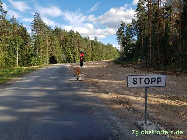 Estland: Schwierige Suche nach einem Stellplatz am Peipussee, Campsite Nemo Kodavere