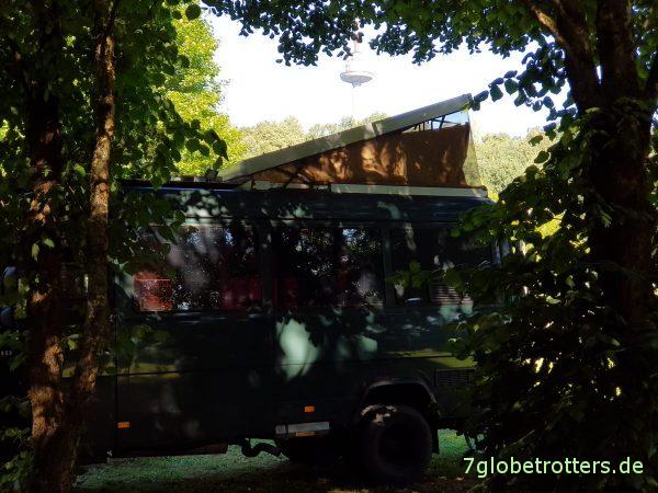 Litauen, Stadtbesichtigung und Reisetipps Vilnius, Parken auf dem Wohnmobilstellplatz Vilnius