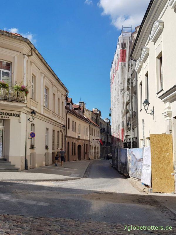 Litauen, Stadtbesichtigung und Reisetipps Vilnius, Parken auf dem Wohnmobilstellplatz Vilnius