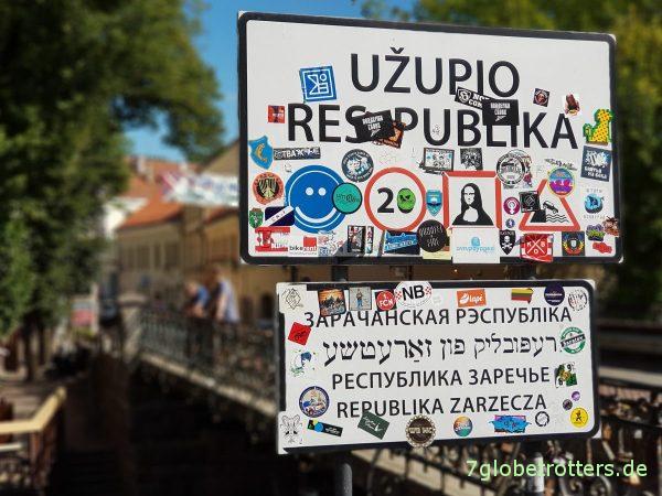 Litauen, Stadtbesichtigung und Reisetipps Vilnius, Parken auf dem Wohnmobilstellplatz Vilnius