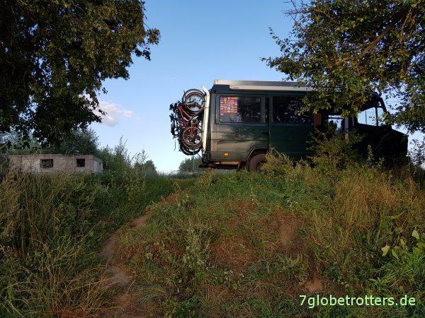 Litauen, Stadtbesichtigung und Reisetipps Vilnius, Parken auf dem Wohnmobilstellplatz Vilnius