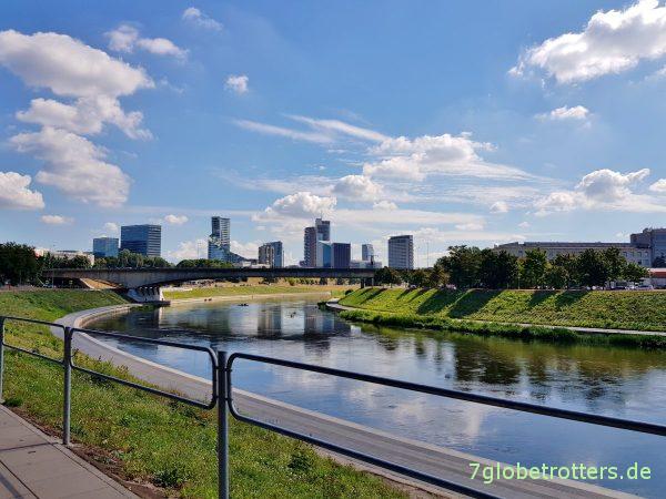 Litauen, Stadtbesichtigung und Reisetipps Vilnius, Parken auf dem Wohnmobilstellplatz Vilnius