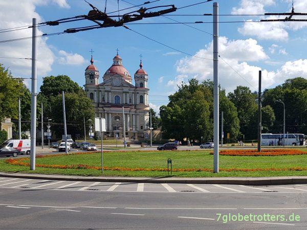 Litauen, Stadtbesichtigung und Reisetipps Vilnius, Parken auf dem Wohnmobilstellplatz Vilnius