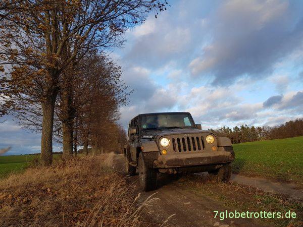 Jeep Nikolaus Trail 2018 - Wrangler ohne Allrad im Schlamm