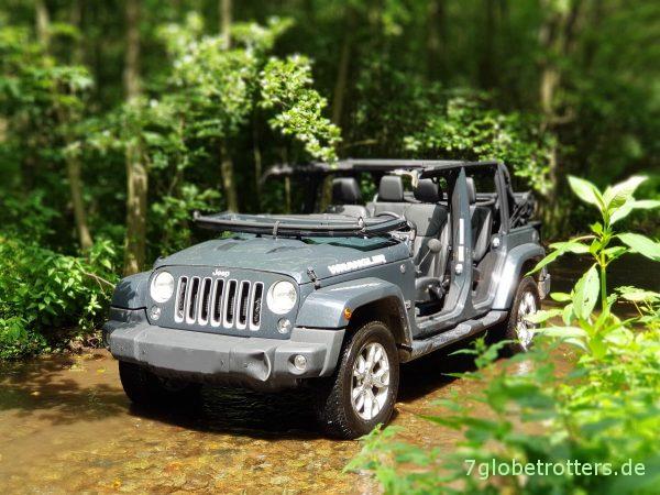 Frontstoßstange am Jeep demontieren und ausbeulen, JK front bumper repair