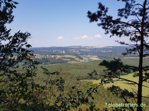 Wandern von Rathen über Kottesteig und Lottersteig zum Lilienstein und nach Königstein
