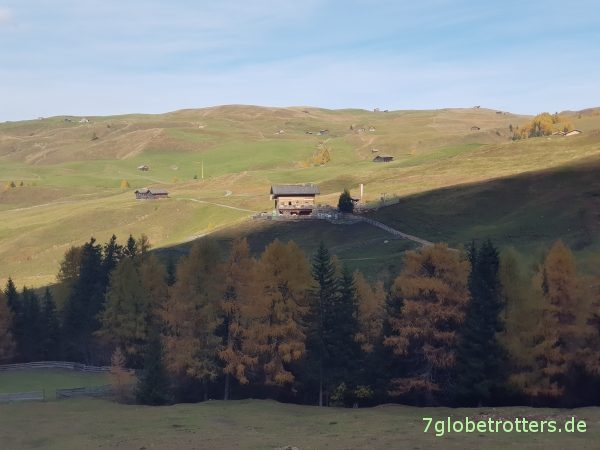 Dolomiten, Wandern mit Kindern, Geologensteig, Saltner-Hütte, Schlern
