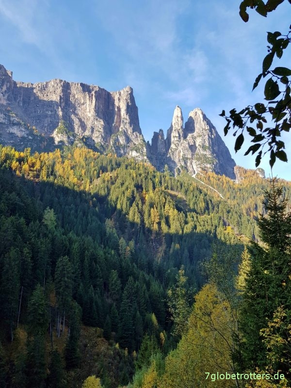 Dolomiten, Wandern mit Kindern, Geologensteig, Saltner-Hütte, Schlern