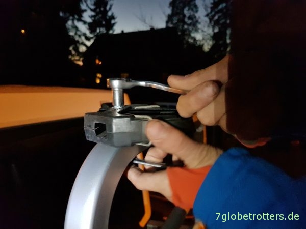 Heck-Skiträger Jeep Wrangler JKU aus Fahrradträger bauen