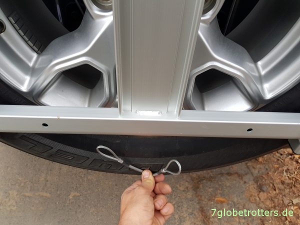 Heck-Skiträger Jeep Wrangler JKU aus Fahrradträger bauen