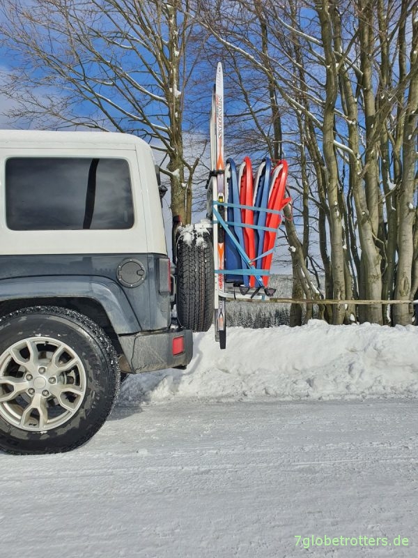 Heck-Skiträger Jeep Wrangler