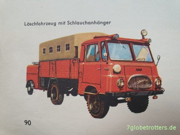 Robur LO 1800 A als Löschfahrzeug, entn. aus: Von Anton bis Zylinder, S. 90