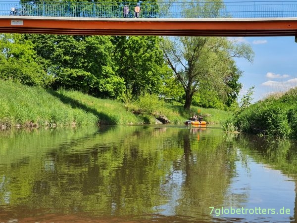 Neißepaddeln Ober-Neuendorf - Piensk - Deschka - Zentendorf - Rothenburg mit Eisvögeln in Sachsen