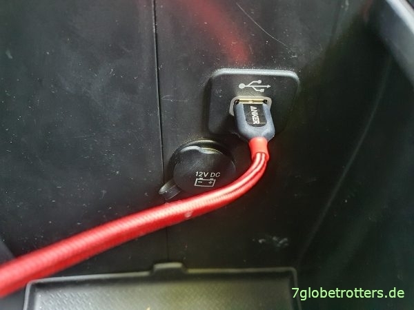 Stromversorgung im Jeep mit 5 V