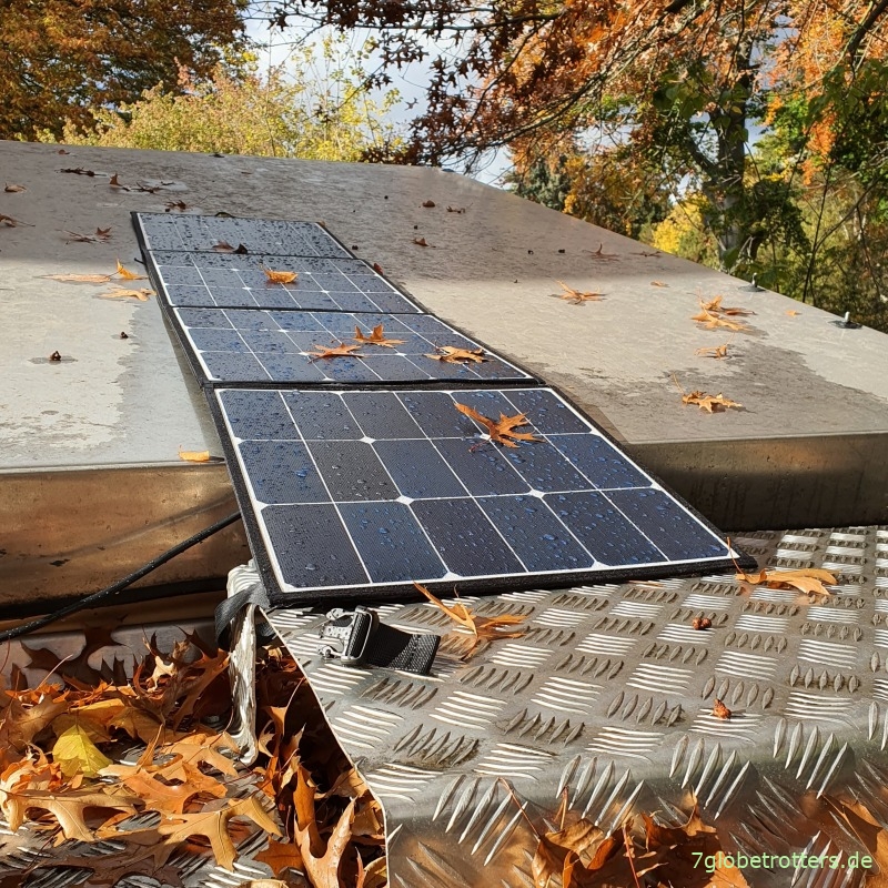 Solaranlagen-Set: PWM-Laderegler, 110-W-Solarpanel und 80-Ah-Akku
