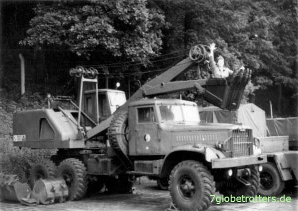 KrAZ-255 Seilbagger E-305BW