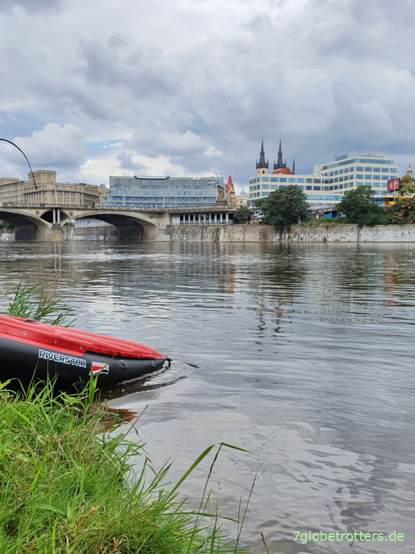 Moldau paddeln ab Prag: Anreise, Einsetzstelle und Schleusen
