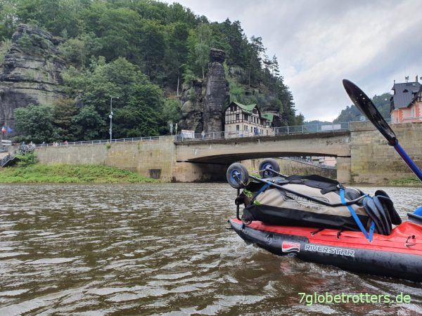 Elbe paddeln: 70-km-Etappe von Děčín nach Dresden durch Böhmische Schweiz und Sächsische Schweiz