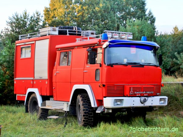 Magirus-Deutz 130D7 4x4 Feuerwehr mit umgebauten Gerätekoffer
