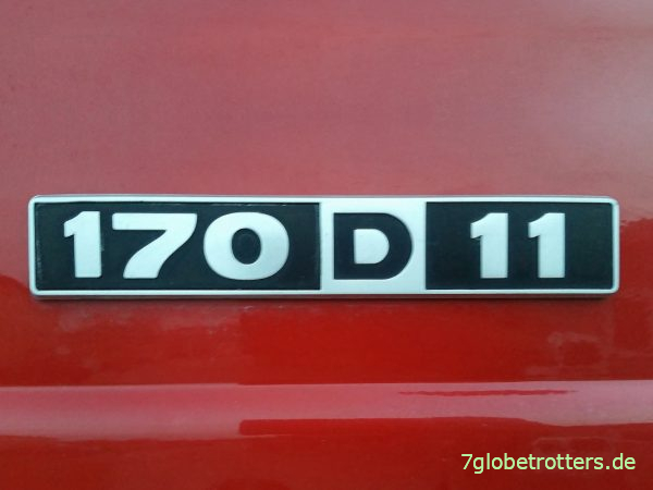 Magirus-Deutz 170D11 Typenschild Feuerwehr