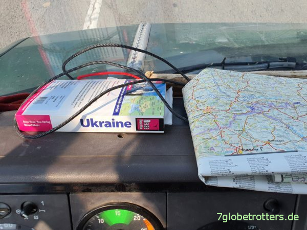 Ukraine-Reiseführer und Karte