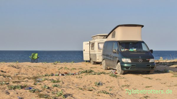 Reiseziele fürs Expeditionsmobil, Mercedes Vito auf der Krim, Ukraine