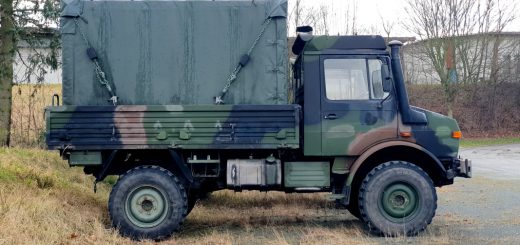 Verkauf Unimog mit Zeppelin-Shelter FM1 der Bundeswehr