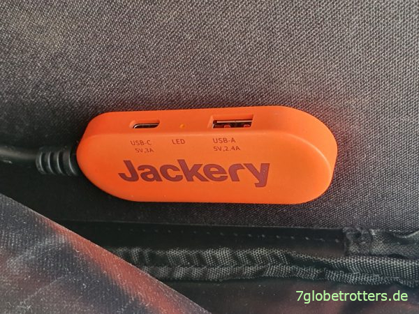 Jackery Solar-Komplettset mit direkt Lademöglichkeit für USB-A und USB-C