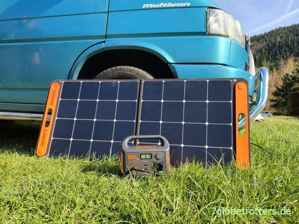 Solar-Komplettset mit Speicher am Campingbus